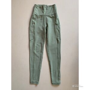 American Eagle Green The Everything Pocket Leggings Size XXS NWT